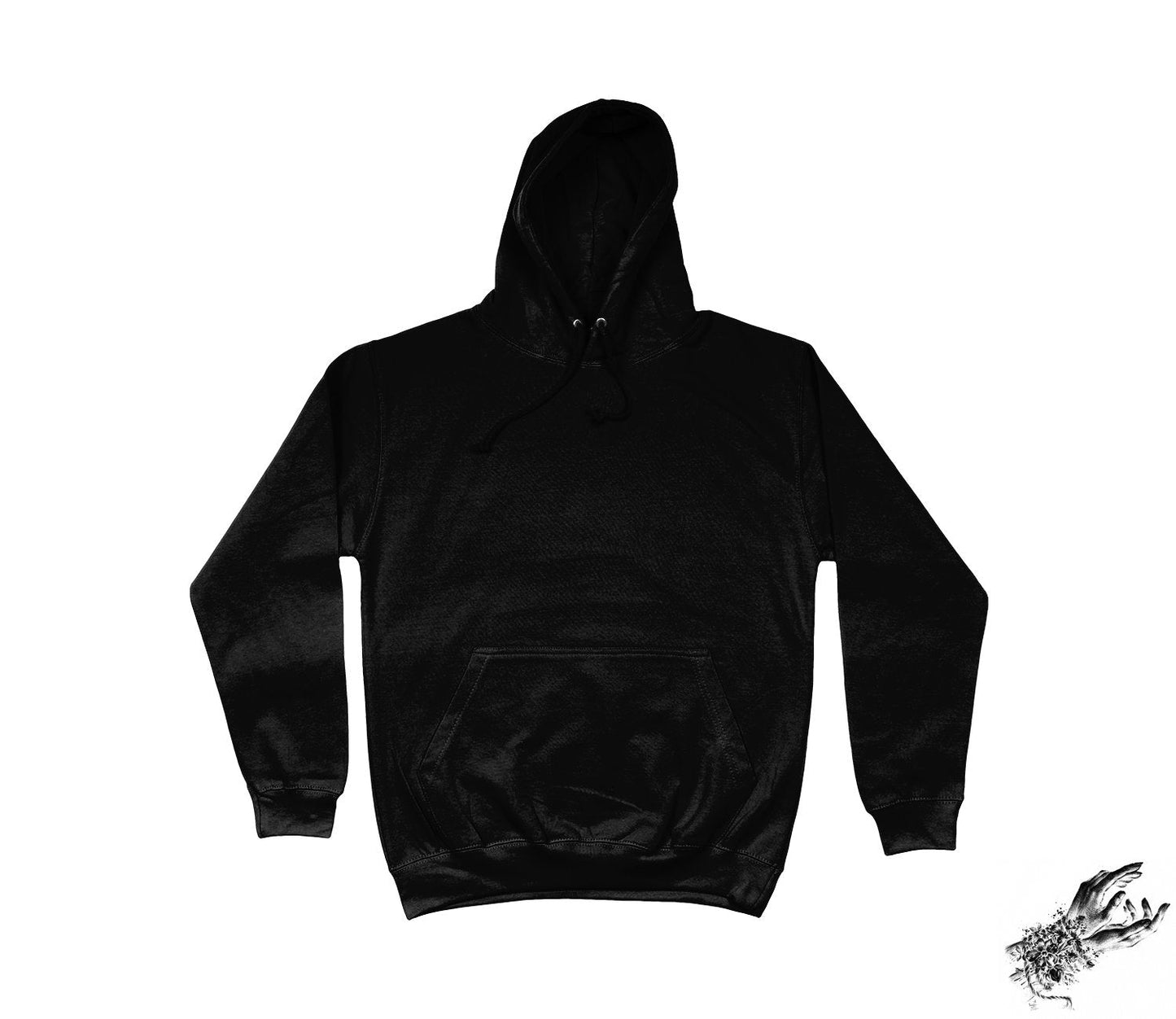 Black Baphomet and Skulls Hoodie