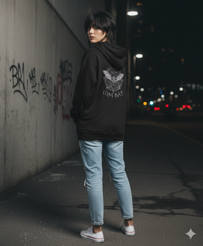 Black Gym Bat Hoodie