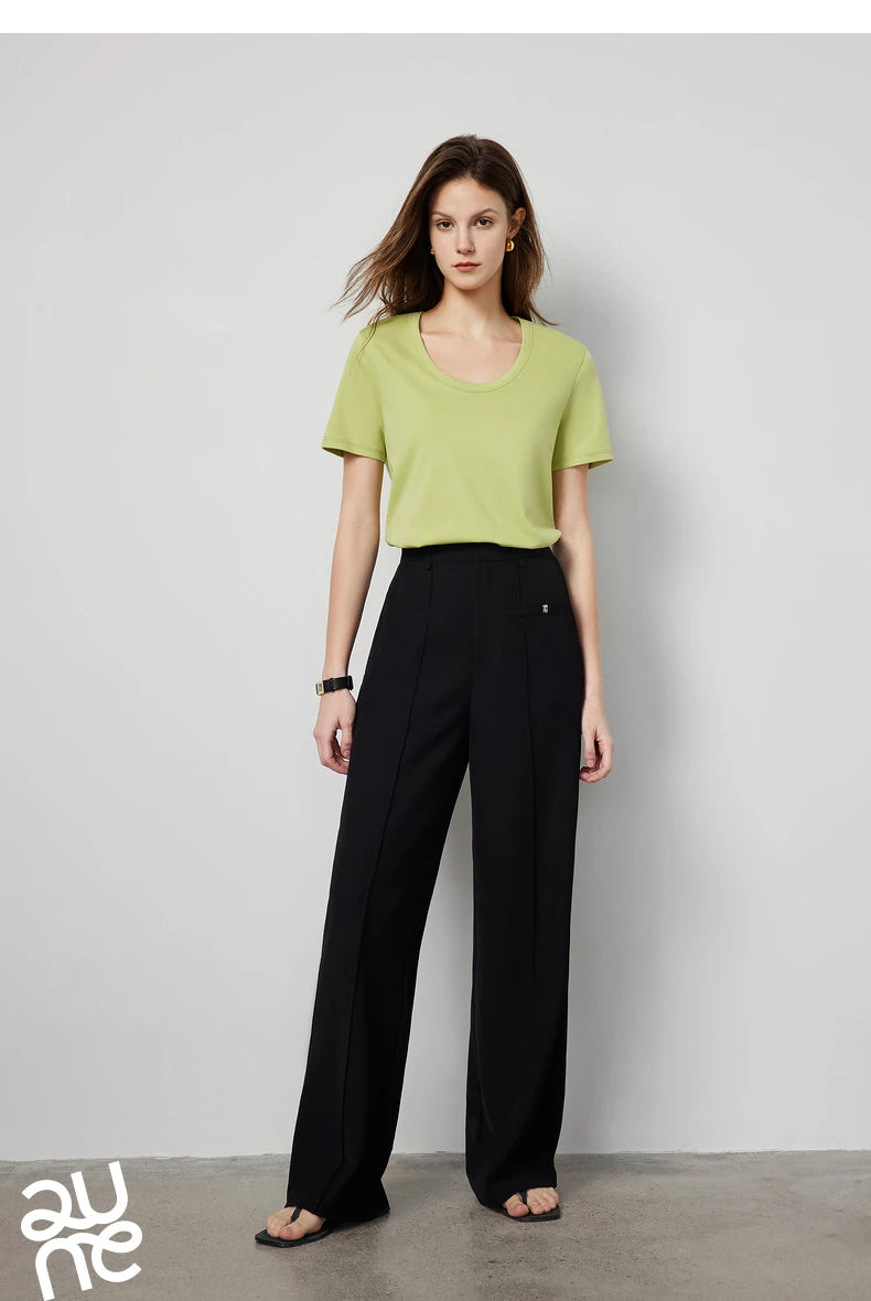 Solid Color Basic O-Neck Short Sleeve Tee