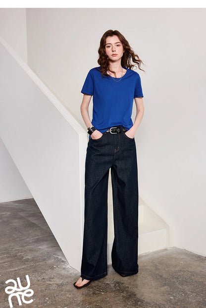 Silk-Like Wrinkle-Resistant Cotton Tee