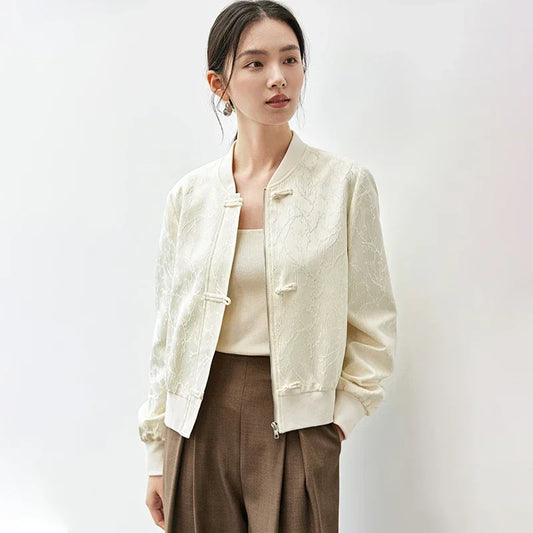 Jacquard Baseball Jacket & Long Sleeve Coat