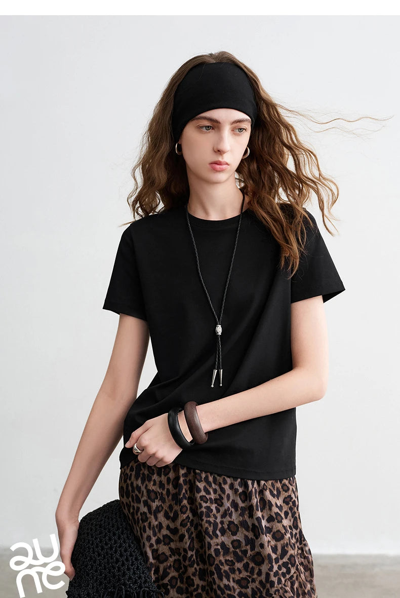 Silk-Like Wrinkle-Resistant Cotton Tee