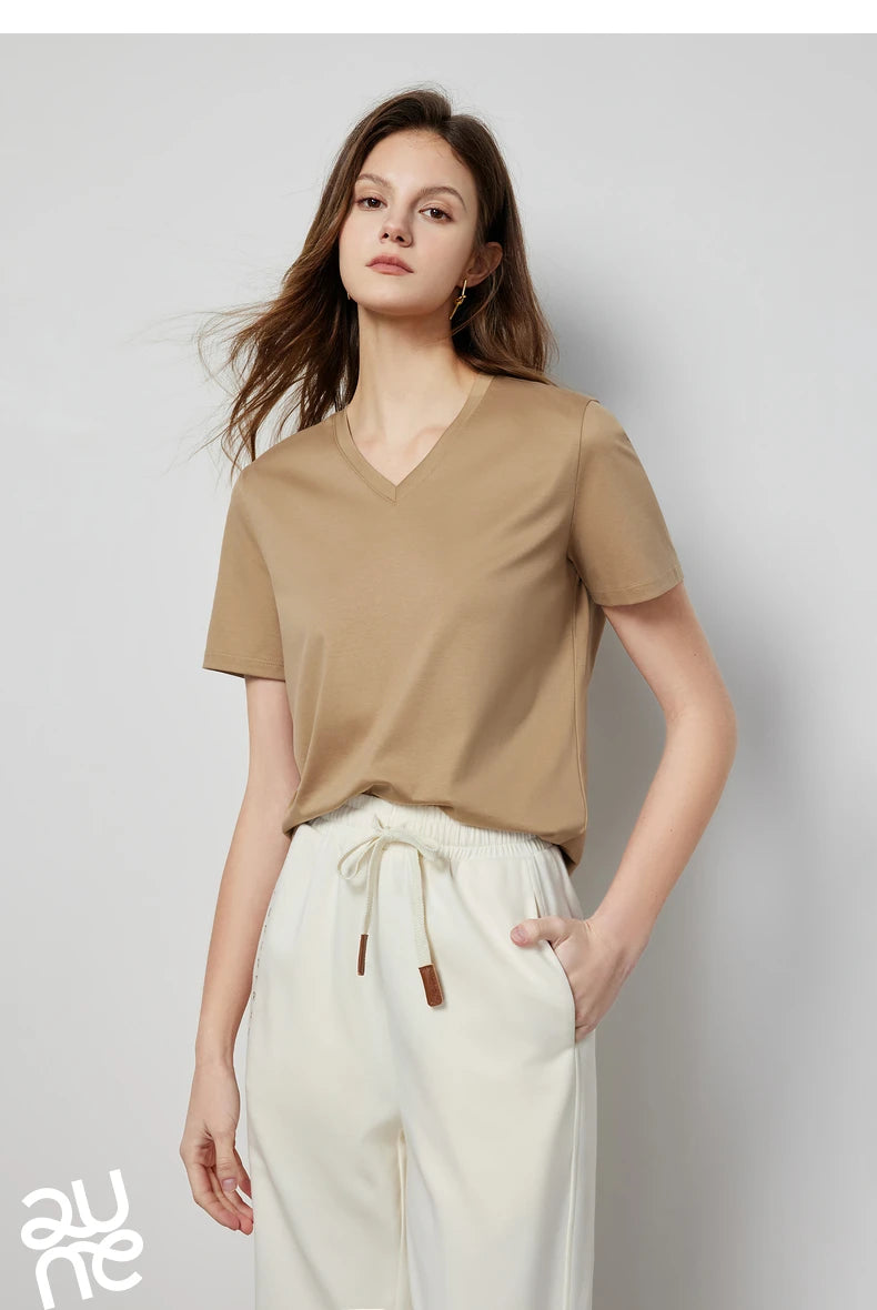 Solid Color Basic O-Neck Short Sleeve Tee