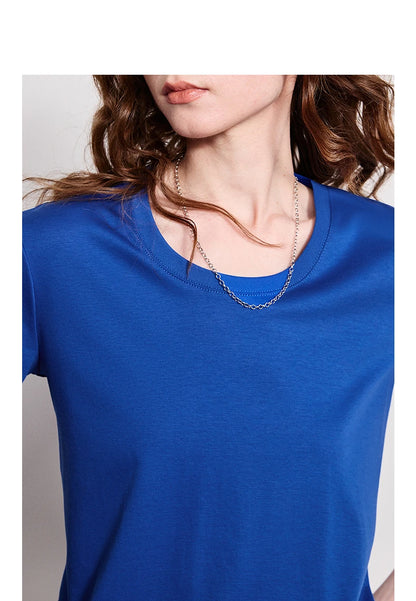 Silk-Like Wrinkle-Resistant Cotton Tee