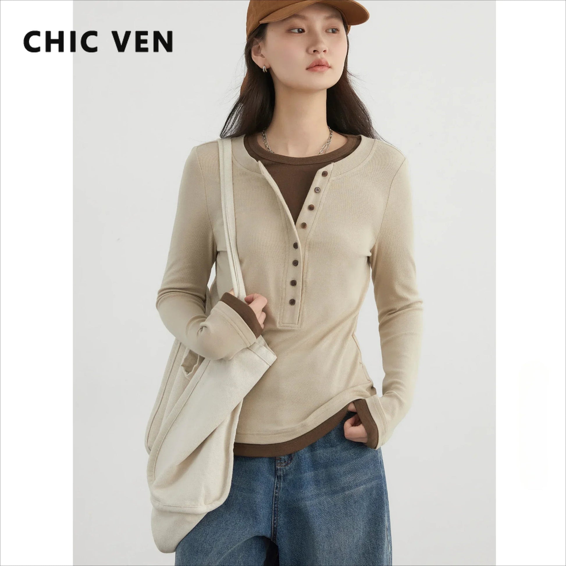 Cozy yet chic, our Loose-Fit Knitted Sweater & Long Sleeve Top is a must-have for your wardrobe. Crafted from soft, breathable knit fabric, this versatile piece offers all-day comfort while effortlessly transitioning between casual and dressy occasions.
