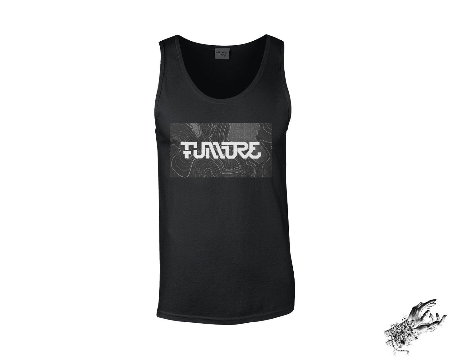 Black Cyberpunk Future Unisex Tank Top