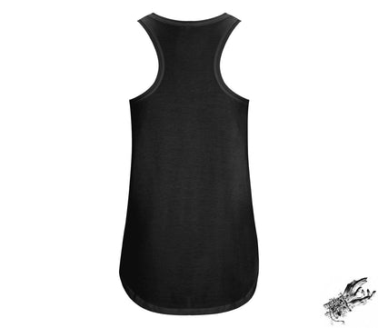 Black Circuit Board Brain Unisex Racerback Tank Top