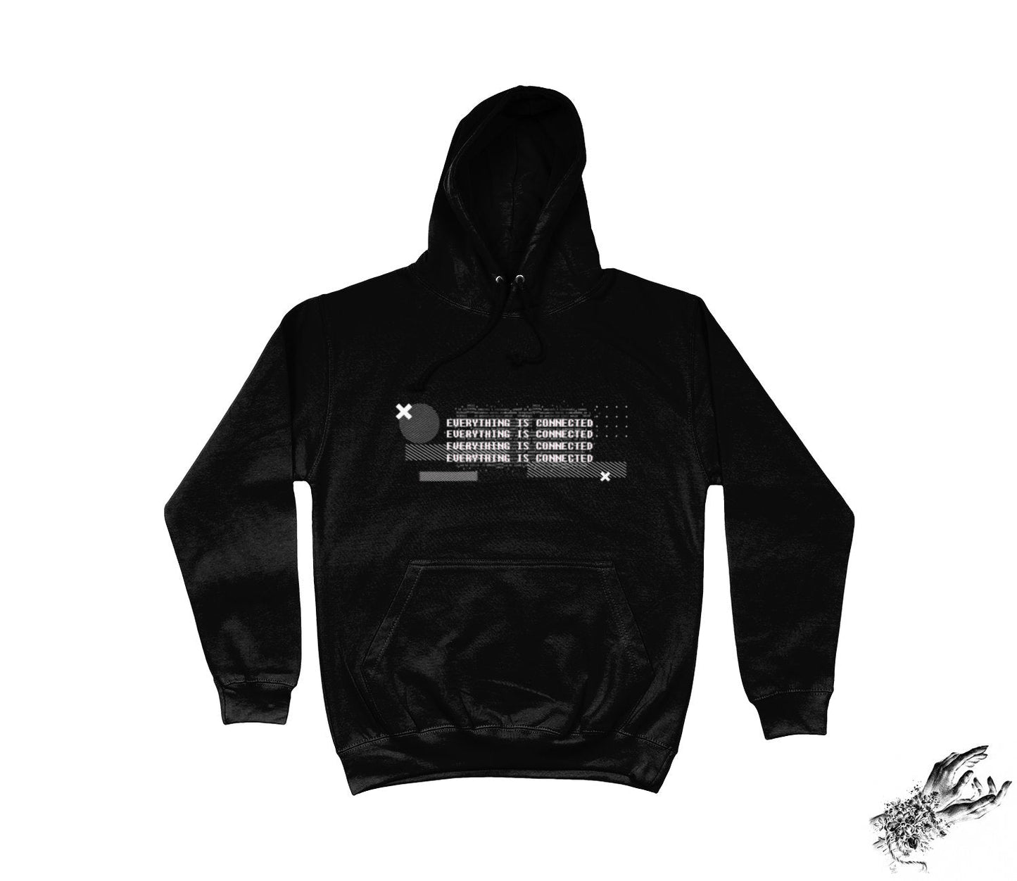 Black Everything is Connected Hoodie